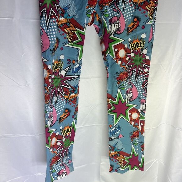 Royal & Awesome Pants Men's 34x42 Golf Multi Color Loud Shank Fore Par Eagle - Picture 3 of 10